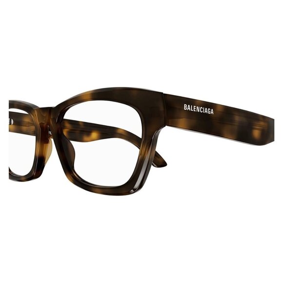 New Authentic  BALENCIAGA Everyday Havana Square BB0242O 006 Glasses Women - Picture 3 of 4